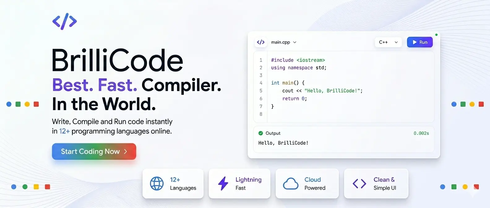 brillicode ad banner