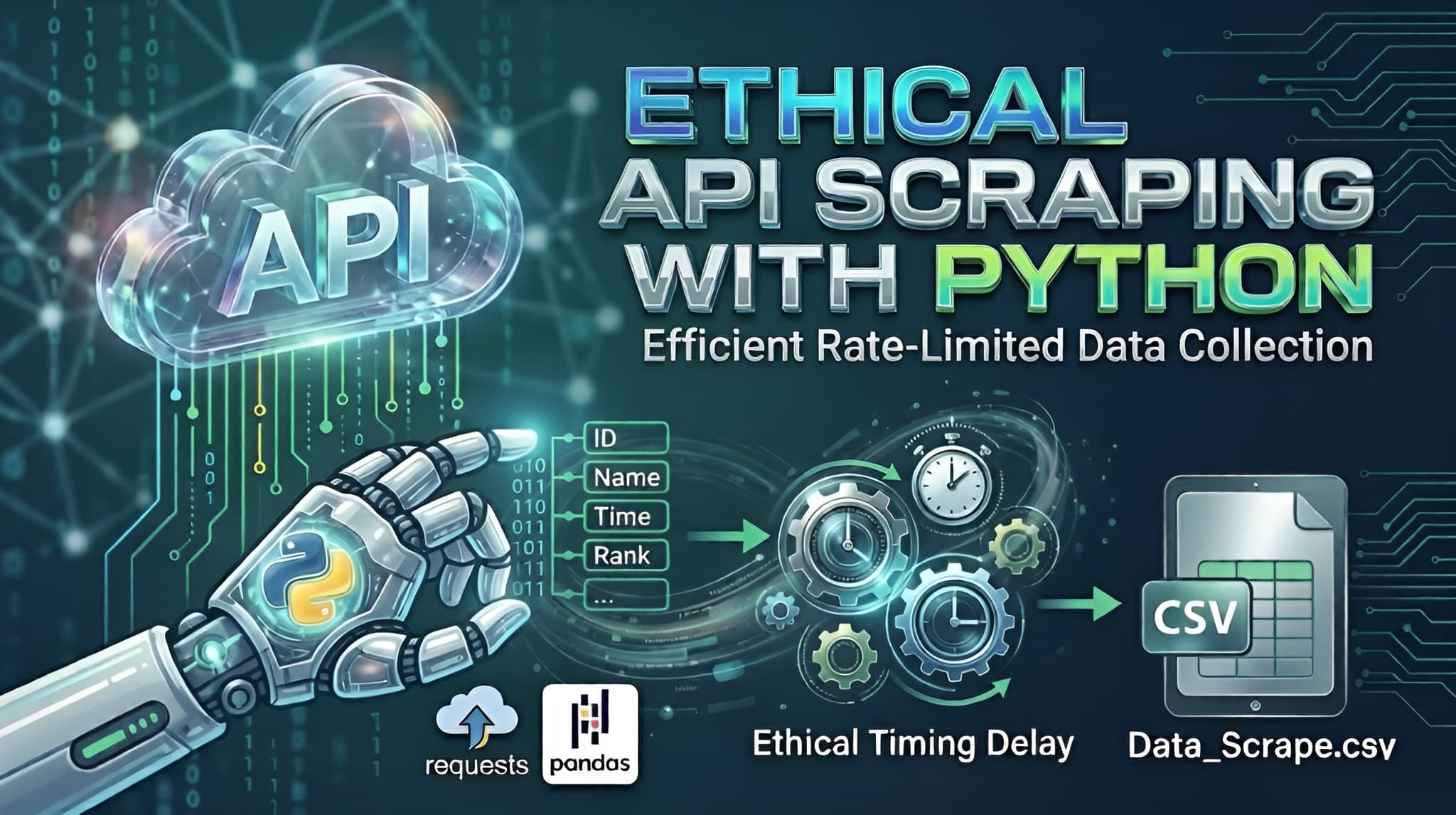 Efficient & Ethical: How to Scrape API Data Continuously Using Python