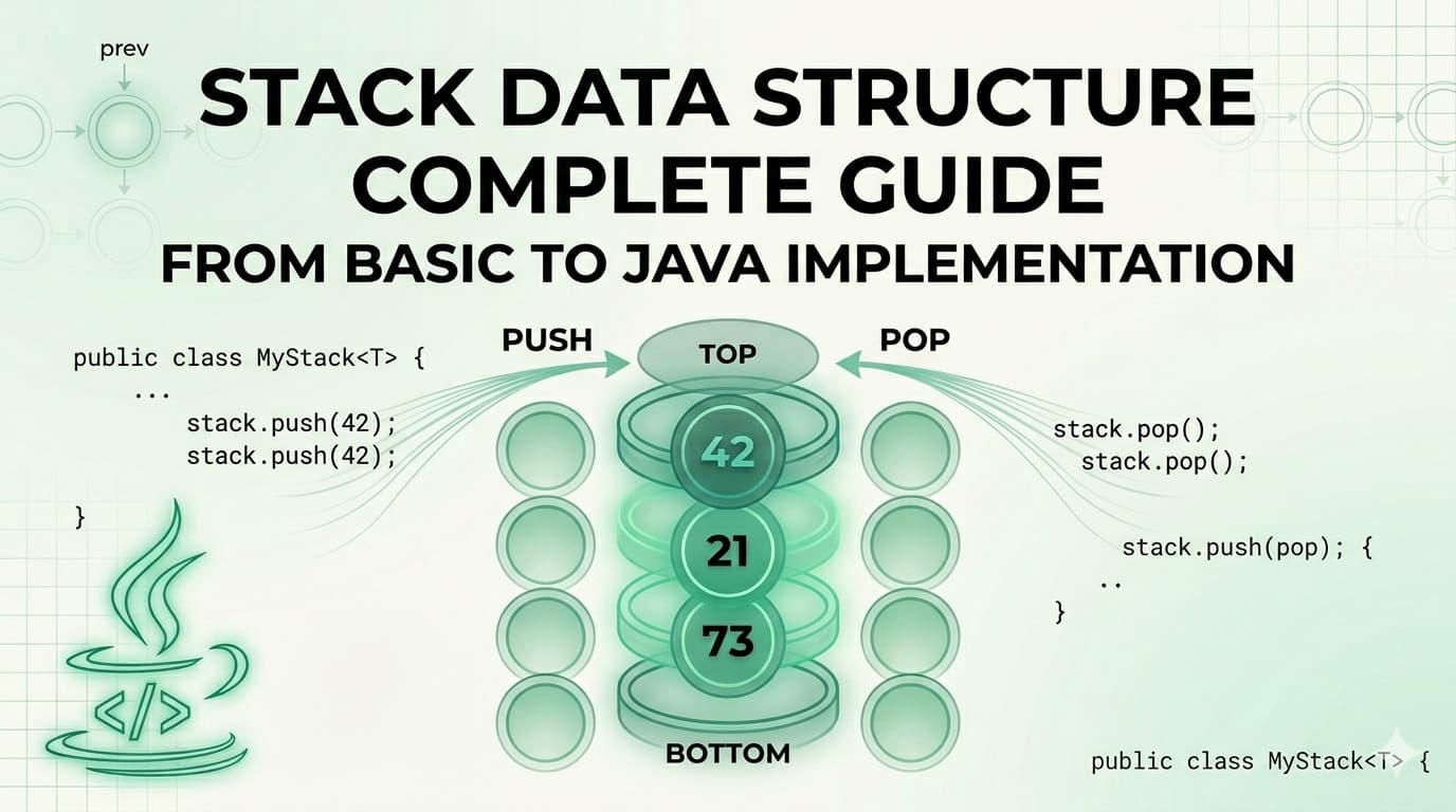 Stack Data Structure in Java: The Complete In-Depth Guide