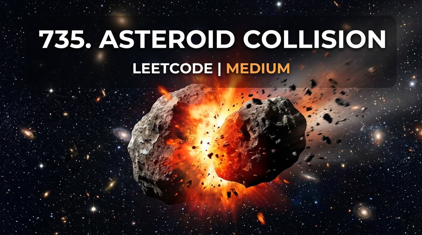 LeetCode 735: Asteroid Collision — Java Solution Explained